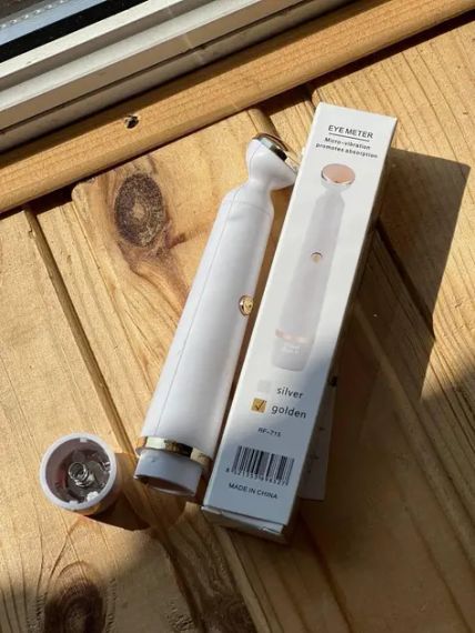 Электрический массажер для зоны вокруг глаз против морщин и темных кругов, вибромассажер для удаления морщин | Зображення 1