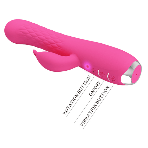 Вібратор із стимулятором клітора та ротацією "Molly" BI-014692-1 Sex Aura | Зображення 9