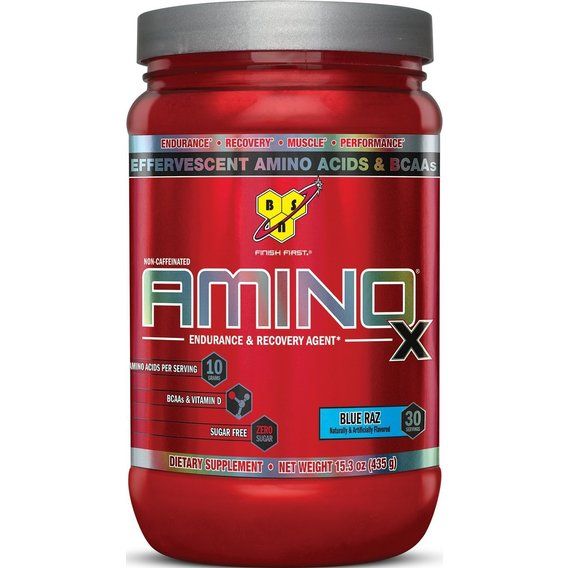 Аминокомплекс для спорта BSN Amino X 435 g /30 servings/ Blue Raspberry