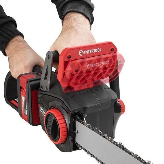 Пила ланцюгова акумуляторна з безщітковим двигуном INTERTOOL WT-9211 | Зображення 9