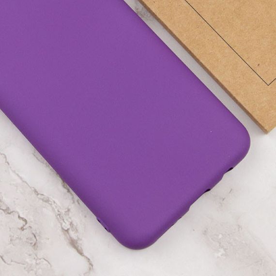 Чехол Silicone Cover Lakshmi Full Camera (A) для Oppo A17 Фиолетовый / Purple | Зображення 3