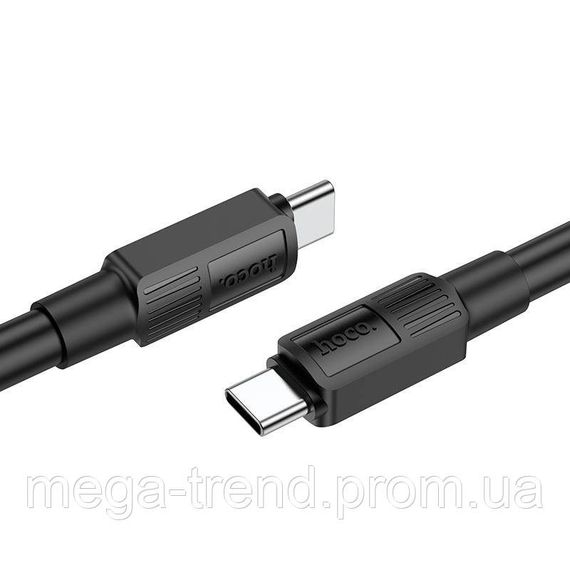 Кабель Hoco Type-C to Type-C Solid charging data cable X84 |1m, 60W, 3A| | Зображення 3