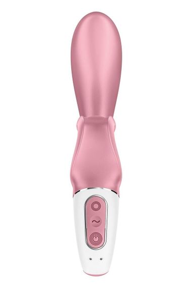 Смарт вибратор кролик Satisfyer Hug Me Pink, 2 мотора, диаметр 4,2см, широкая клиторальная часть sexstyle | Зображення 3