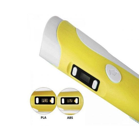 3D ручка Smart 3D Pen 2 c LCD дисплеем. Цвет: желтый | Зображення 7