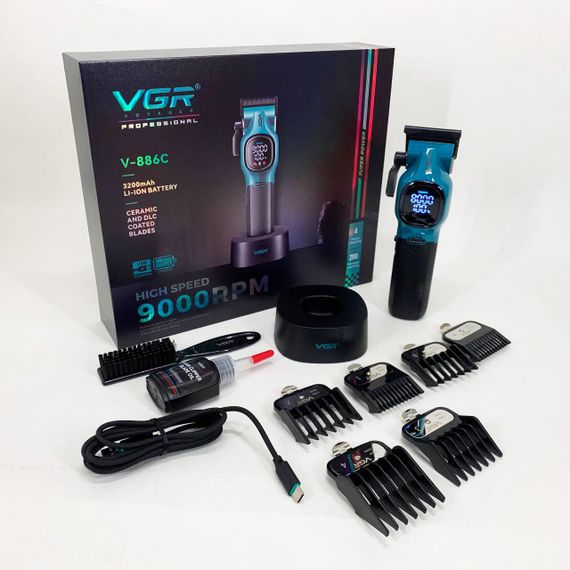 Класна машинка для стрижки волосся Машинка для стрижки волосся професіоналів CJ-10 | Зображення 5