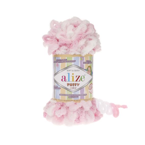 Пряжа ALIZE PUFFY COLOR 5863 ализе пуффи колор