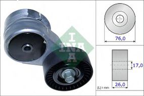 Натяжна планка, полікліновий ремінь (Вир-во INA) INA 534041710 на HYUNDAI (BEIJING) VERNA седан