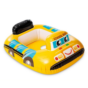 Детский надувной плотик "Транспорт" 59586 Школьный автобус