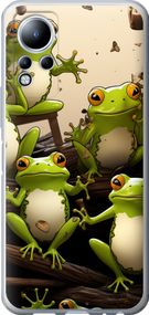 Чехол на Infinix Note 11 Жабки "5656u-2754-17620"