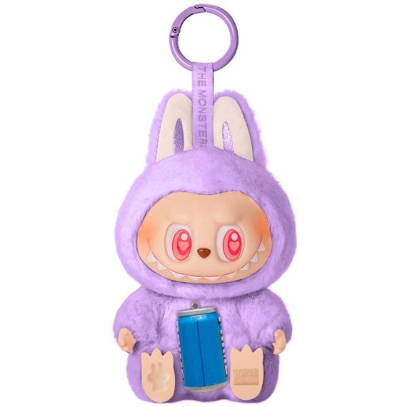 Іграшка - брелок Labubu monsters Pop Mart Big model Cola and Bottle with light and sound Random color | Зображення 2
