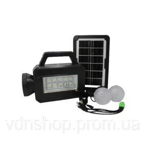 Система автономного освітлення та зарядки з трьома лампочками та POWER BANK CC027