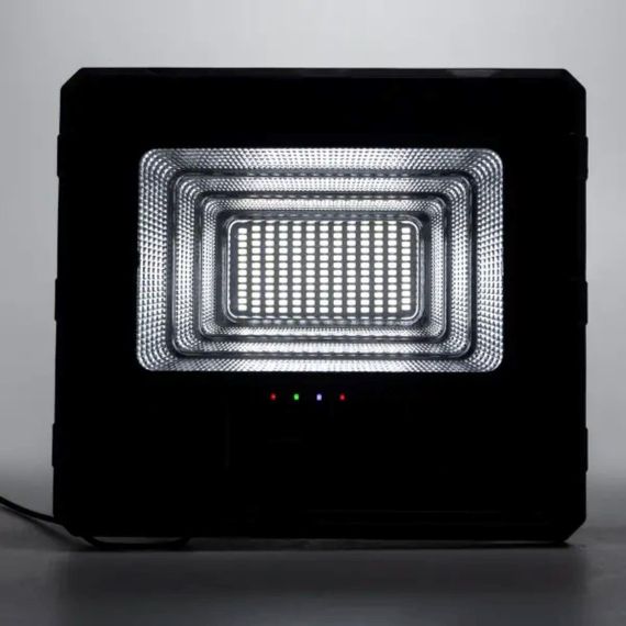 Вуличний LED ліхтар на сонячних батареях прожектор світлодіодний вуличний 246 LED 300 Вт із сонячною панеллю HP-5-75 | Зображення 2
