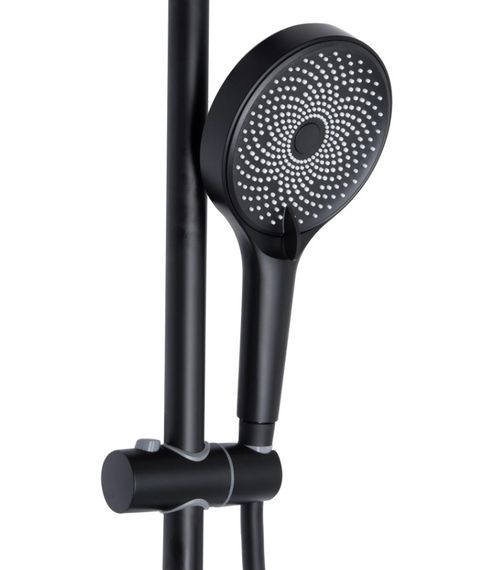 Душова система універсальна Qtap Slavonice Black Matt з виливом QTSLA111BLM45906 | Зображення 8