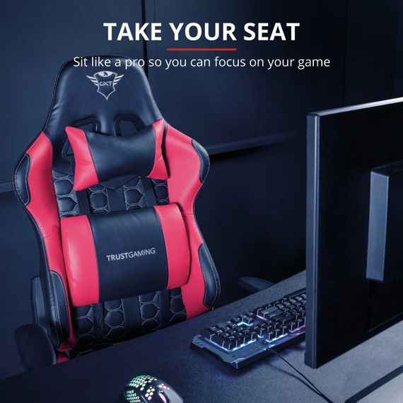 Ігрове крісло Trust GXT 708R Restoa Red (24217_TRUST) | Зображення 3