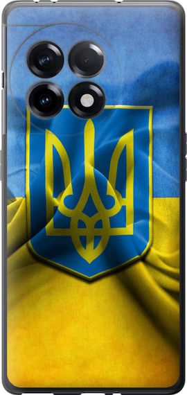 Чехол на OnePlus 11R Флаг и герб Украины 1 "375u-2939-17620"