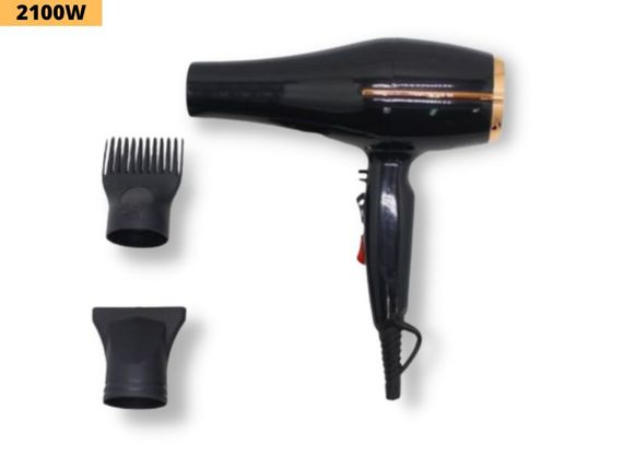 Фен для укладки волос компактный с насадками XPRO GM-1771 черный (40548-GM-1771_343) | Зображення 1