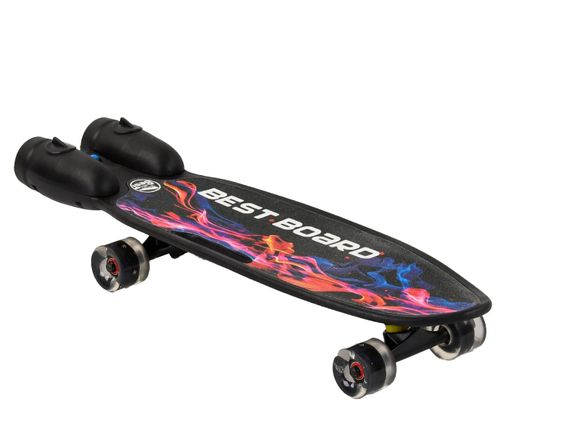 Скейтборд S-00501 Best Board, музика, дим, світло, USB зарядка, колеса PU, в коробці (6900066348877)