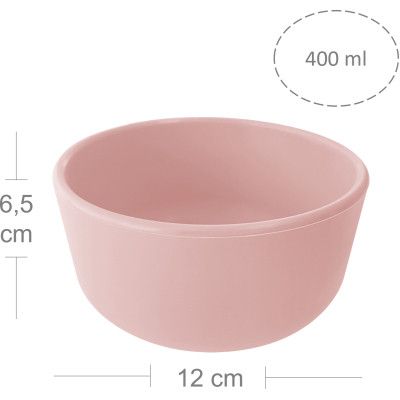 Тарелка детская MinikOiOi Bowl - Pinky Pink (101080102) | Зображення 1