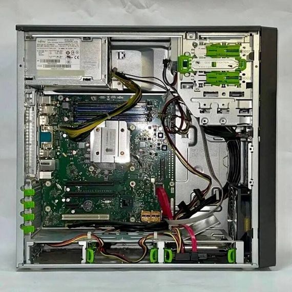 Комп'ютер Fujitsu Celsius W410 Tower / Intel Core i5-2400 (4 ядра по 3,1 - 3,4 ГГц) / 16 ГБ DDR3 / 120 ГБ SSD + 500 ГБ HDD / Intel HD Graphics 2000 / DVD-ROM б/в | Зображення 4