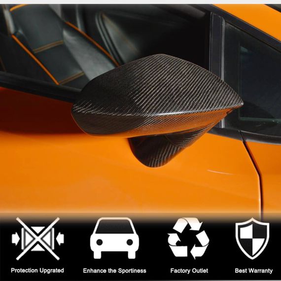 Карбоновые Накладки на Зеркала для Lamborghini Gallardo 2003-2013 гг | Зображення 2