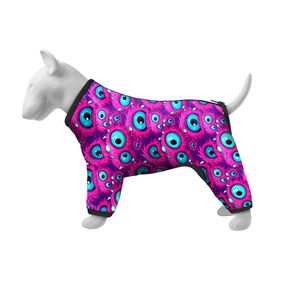 Вітровка для собак WAUDOG Clothes, малюнок "Око монстра", L50, В 70-74 см, С 47-50 см