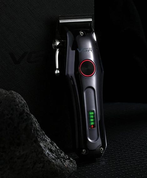 Тример VGR V-998 RED з 4 насадками та LED дисплеєм (46243-V-998 RED_369) | Зображення 8