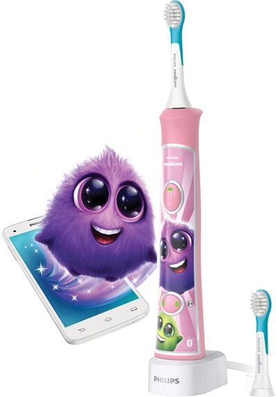 Зубна електрощітка Philips HX6352/42 Kids Smart Pink | Зображення 1