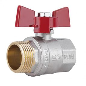 Кран кульовий Thermo Alliance Standart 1" ВН для води (метелик) SD607NW25PN40