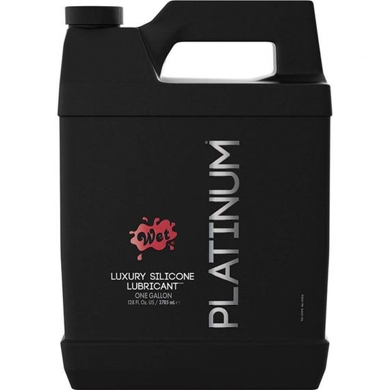 Лубрикант на силіконовій основі WET Platinum One Gallon 3785 мл Sex Aura | Зображення 2