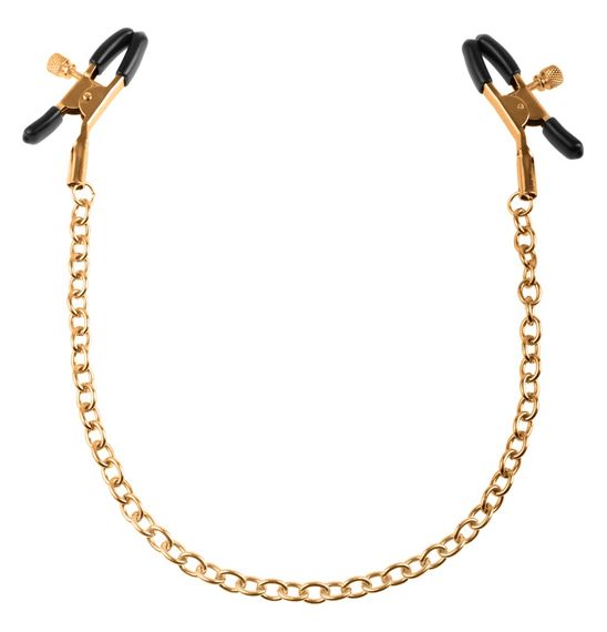 Затискачі для сосків - FFS Gold Chain Nipple Clamps | Зображення 1