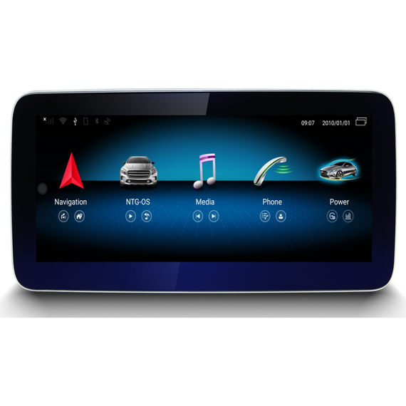 Штатна магнітола Torssen Mercedes C-class 2011-2014 NTG 4.5 10.25 4/64 4G Carplay+360 | Зображення 1