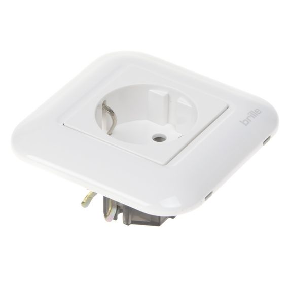 Розетка с заземлением TB-1RZ White | Зображення 2