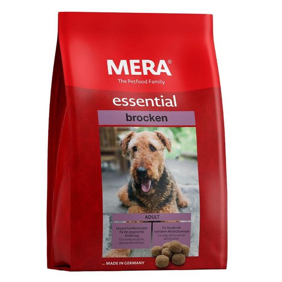 Сухий корм Mera essential Brocken для собак з нормальним рівнем активності (велика крокета) 12.5 кг