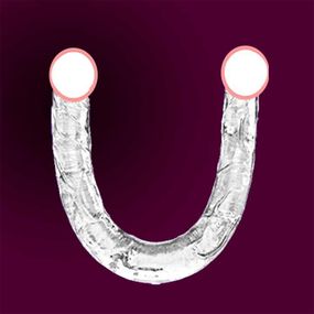 Двосторонній фалоімітатор "Double Dong" прозорий