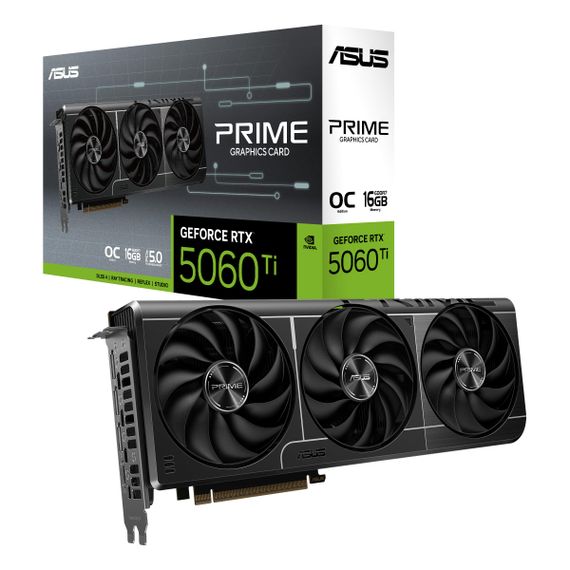 Видеокарта ASUS GeForce RTX 5060 Ti 16GB GDDR7 OC PRIME-RTX5060TI-O16G 90YV0MH2-M0NA00 | Зображення 9