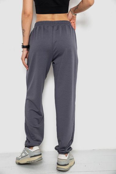 Спортивні штани жіночі, колір темно-сірий, 238R347 | Зображення 3