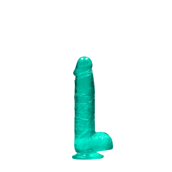 Фаллоимитатор - Realrock Dildo 6" Turquoise sexstyle | Зображення 1