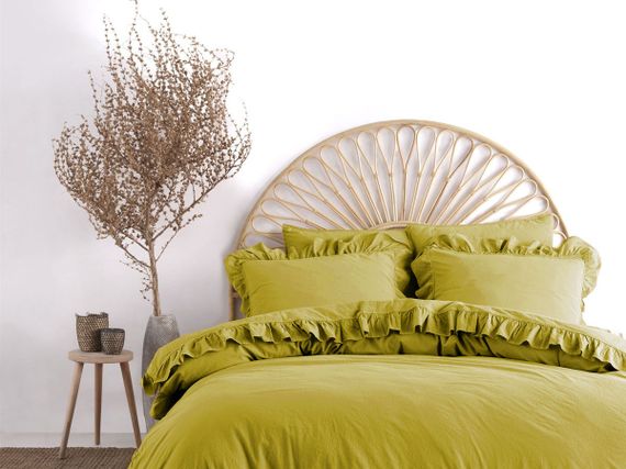 Постільна білизна Limasso Stonewashed Exclusive Ranforce 200 х 220 см Lemonade