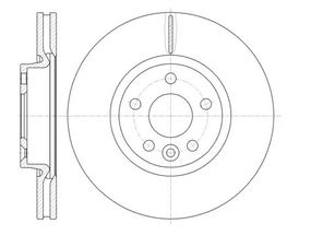 Диск гальмівний LAND ROVER, FORD MONDEO, REMSA (6101910)