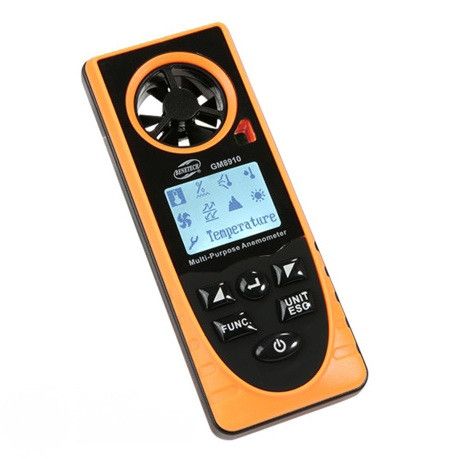 Багатофункціональний анемометр-метеостанція 0,7-30 м/с, -20-60 °C BENETECH GM8910 | Зображення 2