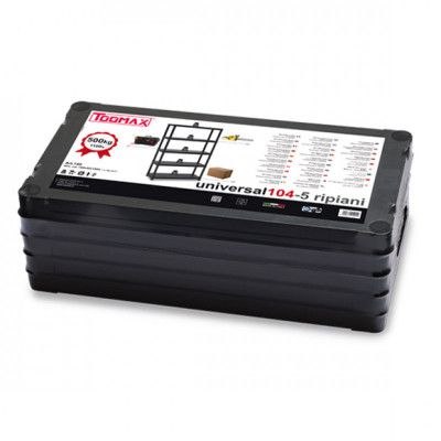 Стеллаж Toomax 5 полок cm. 100x40x180h black (5142) | Зображення 2