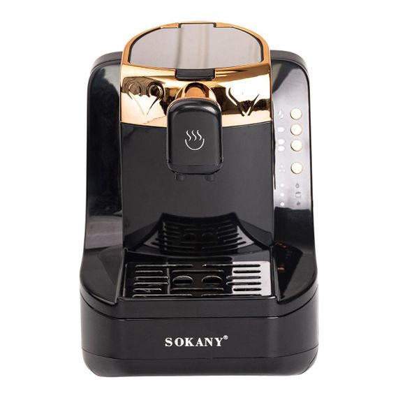Кавомашина 700 Вт професійна електрична кавоварка Sokany SK-04010 | Зображення 1