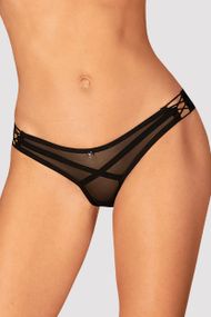 Стрінги Obsessive Roxelia Чорні XL/2XL