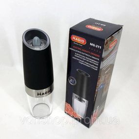 Перцемолка стеклянная ручная MAGIO MG-211, Мельница измельчитель, Кухонный прибор для измерения перца EZ-76