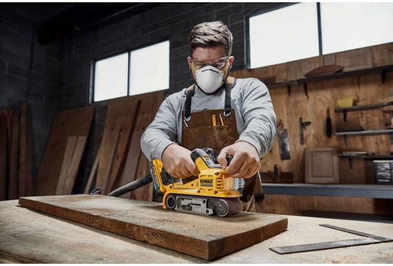 Шліфмашина стрічкова акумуляторна безщіткова 75х533 мм DeWALT DCW220N | Зображення 8