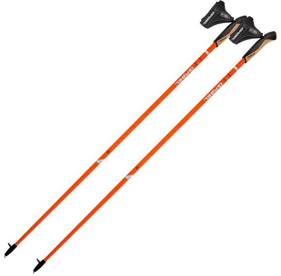 Палиці для скандинавської ходьби Gabel X-1.35 Active Knife Red/Orange 130 (7009361151300) (DAS302699)