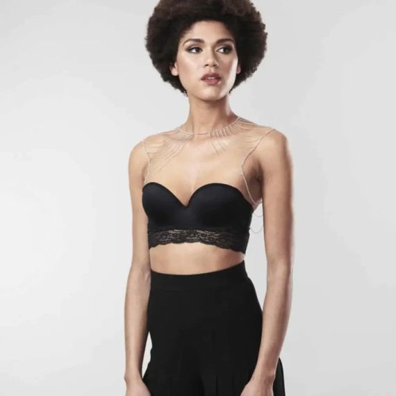 Цепочка на плечи Bijoux Indiscrets серебристая sexstyle | Зображення 2