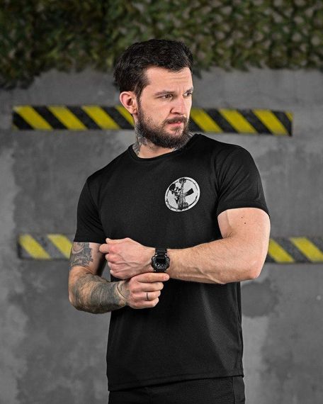 Тактична футболка потовідвідна Odin dzen black ВТ6663 | Зображення 3