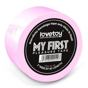 Розовая лента для бондажа LOVETOY MY FIRST sexstyle