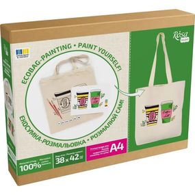 Набор для творчества экосумка-раскраска "Coffee Time" N0003654 , 38х42 см